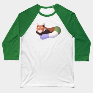 Genderqueer Pride Red Panda Baseball T-Shirt